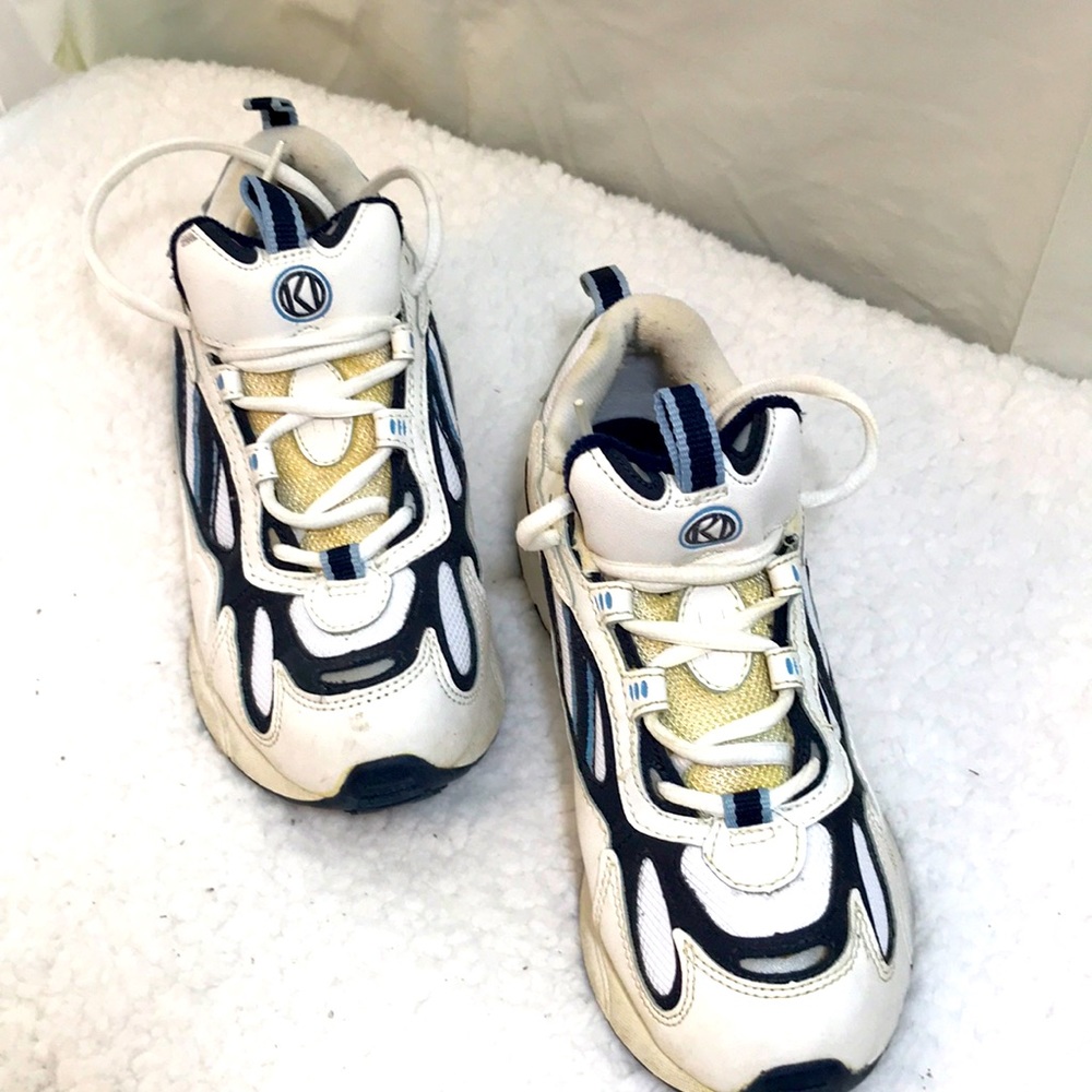 Blue/White Sneakers, Size 7.5W